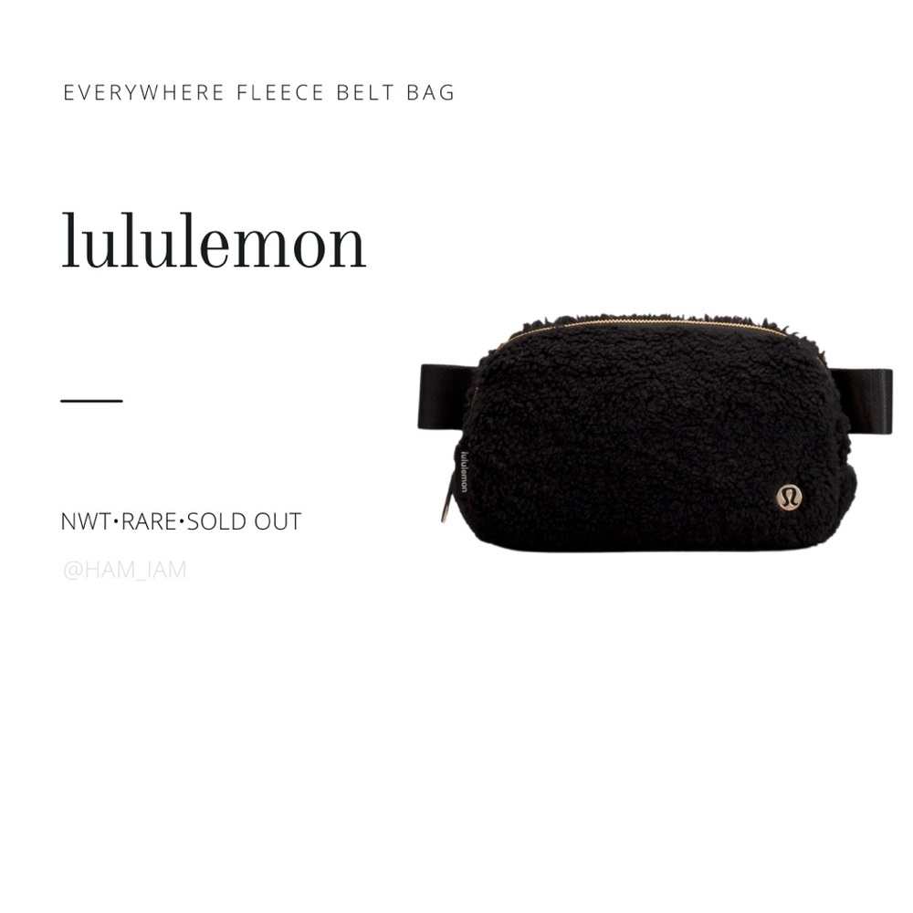 NWT RARE SOLD OUT Everywhere Fleece Belt Bag